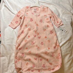 Carter's Floral Print Sleep Sack - Pink Flowers